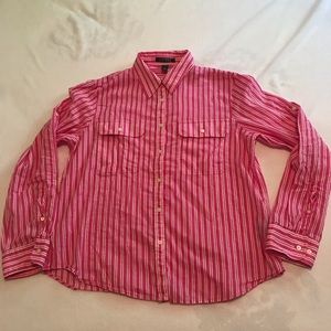Lauren Ralph Lauren pink and white striped